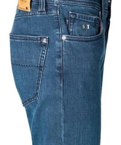 tramarossa 21UB50001/LEONARDO/D361/3MONTH Jeans Leonardo, Baumwoll-Stretch 3 Month, Mittelblau -Biam Jeans Verkäufe 335348 norm3