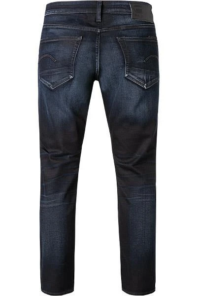 G-STAR Jeans 3 Slim 51001-5245/89 Jeans 3301, Slim Fit, Baumwoll-Stretch, Dunkelblau, Nachtblau 2 G-STAR Jeans 3 Slim 51001-5245/89 Jeans 3301, Slim Fit, Baumwoll-Stretch, Dunkelblau, Nachtblau – Bild 2