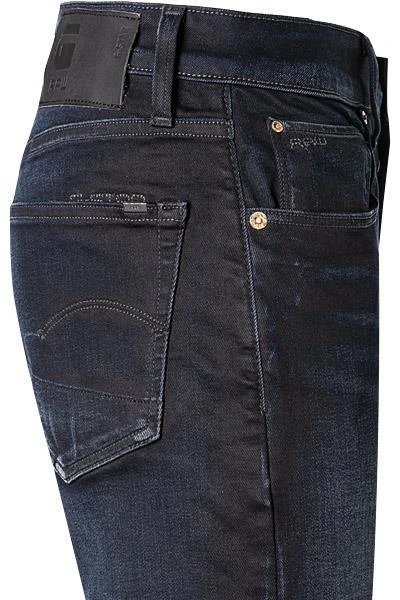 G-STAR Jeans 3 Slim 51001-5245/89 Jeans 3301, Slim Fit, Baumwoll-Stretch, Dunkelblau, Nachtblau 3 G-STAR Jeans 3 Slim 51001-5245/89 Jeans 3301, Slim Fit, Baumwoll-Stretch, Dunkelblau, Nachtblau – Bild 3