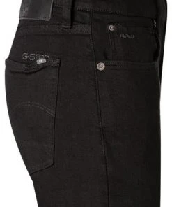 G-STAR Jeans 3 Slim 51001-B964/A810 Jeans 3301, Slim Fit, Baumwoll-Stretch, Schwarz -Biam Jeans Verkäufe 335508 norm3