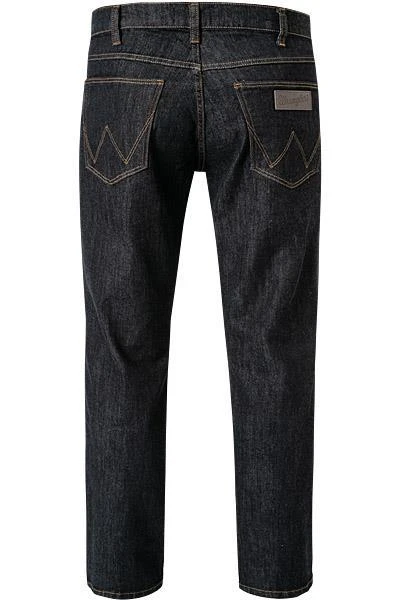 Wrangler Jeans Greensboro dark rinse W15QP690A Regular Straight, Baumwoll-Stretch, Dunkelblau 2 Wrangler Jeans Greensboro dark rinse W15QP690A Regular Straight, Baumwoll-Stretch, Dunkelblau – Bild 2