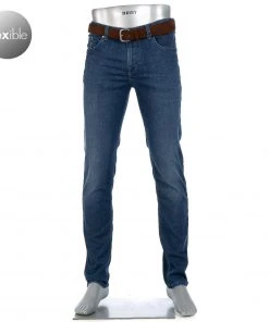 Alberto Regular Fit Pipe-P-PBJ 68691960/870 Jeans Pipe, Baumwoll-Stretch 9oz, Blau