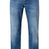 Pepe Jeans Kingston Zip PM200143HB3/000 Relaxed Fit, Baumwoll-Stretch, Mittelblau