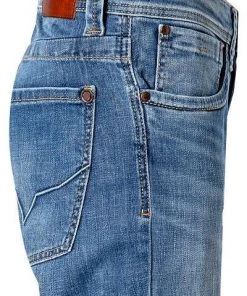 Pepe Jeans Kingston Zip PM200143HB3/000 Relaxed Fit, Baumwoll-Stretch, Mittelblau -Biam Jeans Verkäufe 338659 norm3