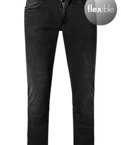 Replay Jeans Anbass M914.000.661 E01/098 Slim Fit, Baumwoll-Stretch11,5oz, Schwarz