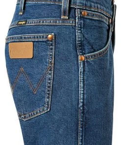 Wrangler Jeans 11MWZ W1MZUH3 Baumwoll-Stretch, Denimblau -Biam Jeans Verkäufe 342000 norm3