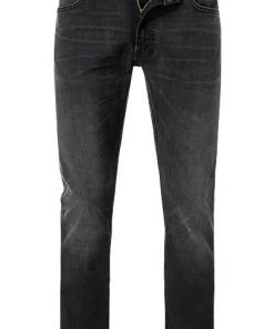 Lee Luke moto grey L719IZHG Jeans Luke, Slim Tapered Fit, Baumwoll-Stretch 12,8oz, Anthrazit
