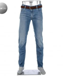 Alberto Regular Fit Pipe DS 64571978/860 Jeans Pipe, Baumwolle T400® 9oz, Blau