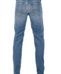 Alberto Regular Fit Pipe DS 64571978/860 Jeans Pipe, Baumwolle T400® 9oz, Blau -Biam Jeans Verkäufe 342360 norm3