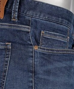 Alberto Regular Fit Pipe DS 64571978/890 Jeans Pipe, Baumwolle T400® 9oz, Dunkelblau -Biam Jeans Verkäufe 345313 norm5