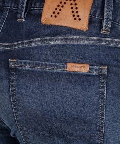 Alberto Regular Fit Pipe DS 64571978/890 Jeans Pipe, Baumwolle T400® 9oz, Dunkelblau -Biam Jeans Verkäufe 345313 norm6