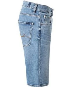 7 for all mankind Shorts hellblau JSZ2A500HL Jeansshorts, Regular Fit, Baumwoll-Stretch -Biam Jeans Verkäufe 346479 norm3