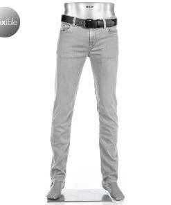 Alberto Regular Fit Pipe DS 64571978/960 Jeans Pipe, Baumwolle T400® 9oz, Hellgrau, Grau