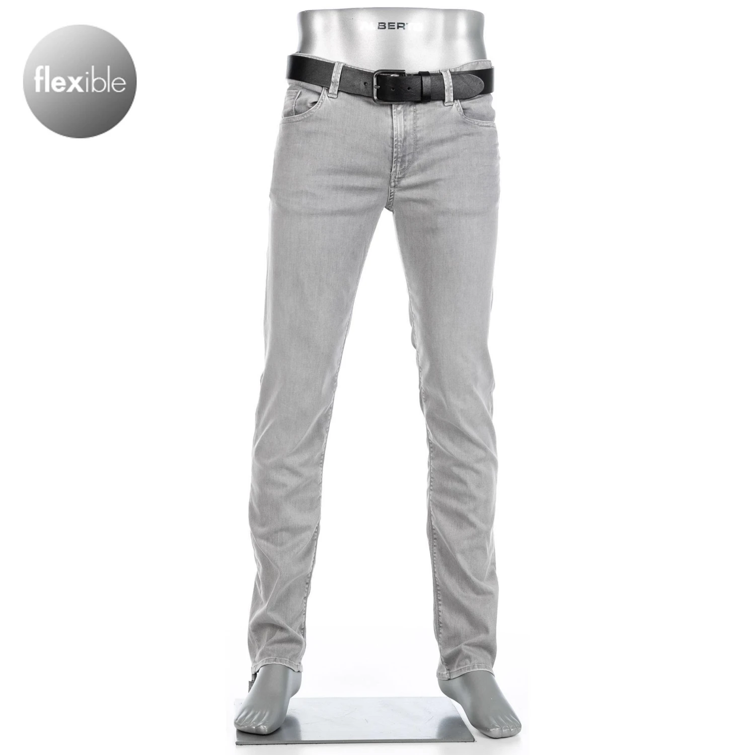 Alberto Regular Fit Pipe DS 64571978/960 Jeans Pipe, Baumwolle T400® 9oz, Hellgrau, Grau 1 Alberto Regular Fit Pipe DS 64571978/960 Jeans Pipe, Baumwolle T400® 9oz, Hellgrau, Grau