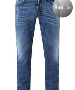 Replay Jeans Anbass M914Y.000.661 A06/009 Slim Fit, Baumwoll-Stretch 11,5oz, Mittelblau, Blau