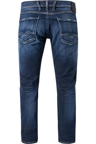 Replay Jeans Anbass M914Y.000.661 A04/007 Slim Fit, Baumwoll-Stretch 11,5oz, Dunkelblau 2 Replay Jeans Anbass M914Y.000.661 A04/007 Slim Fit, Baumwoll-Stretch 11,5oz, Dunkelblau – Bild 2