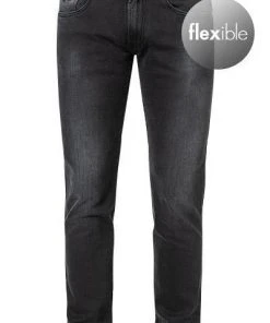Replay Jeans Anbass M914.000.103 C36/097 Slim Fit, Baumwoll-Stretch 11oz, Dunkelgrau