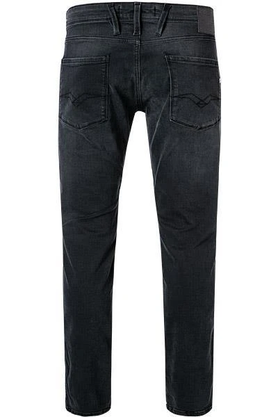 Replay Jeans Anbass M914.000.103 C36/097 Slim Fit, Baumwoll-Stretch 11oz, Dunkelgrau 2 Replay Jeans Anbass M914.000.103 C36/097 Slim Fit, Baumwoll-Stretch 11oz, Dunkelgrau – Bild 2