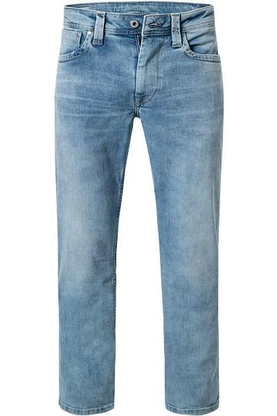 Pepe Jeans Kingston Zip denim PM200143NA3/000 Relaxed Fit, Baumwoll-Stretch, Hellblau 1 Pepe Jeans Kingston Zip denim PM200143NA3/000 Relaxed Fit, Baumwoll-Stretch, Hellblau