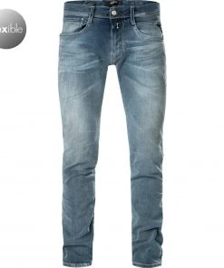 Replay Jeans Anbass M914Y.000.661 A05/009 Slim Fit, Baumwoll-Stretch 11oz, Jeansblau