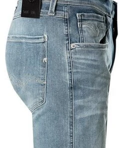 Replay Jeans Anbass M914Y.000.661 A05/009 Slim Fit, Baumwoll-Stretch 11oz, Jeansblau -Biam Jeans Verkäufe 350849 norm3