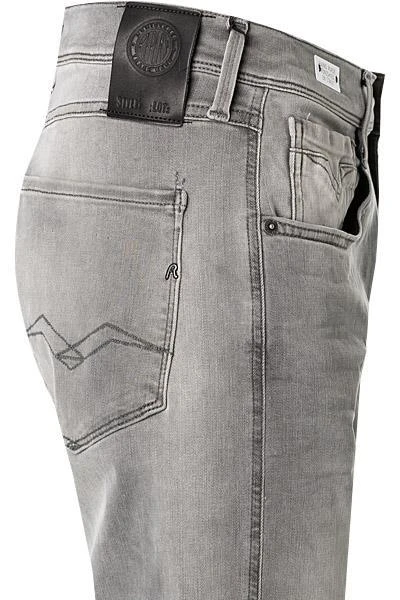 Replay Jeans Anbass M914Y.000.661 A12/096 Slim Fit, Baumwoll-Stretch 11,5oz, Grau 4 Replay Jeans Anbass M914Y.000.661 A12/096 Slim Fit, Baumwoll-Stretch 11,5oz, Grau – Bild 4