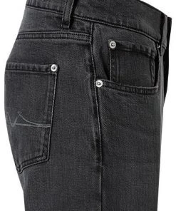 7 for all mankind Jeans Slimmy grey JSMXB180WB Slim Fit, Mikrofaser, Dunkelgrau -Biam Jeans Verkäufe 350961 norm3