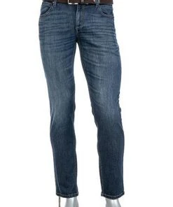 Alberto Tapered Fit Robin DS Coloured 61871287/890 Jeans Robin, Baumwoll-Stretch 11oz, Navy