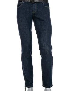 Alberto Tapered Fit Robin PBJ DS 63471266/899 Jeans Robin, Baumwoll-Stretch 12oz, Navy