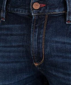 Alberto Tapered Fit Slipe Vintage 68371270/890 Jeans Slipe, Baumwoll-Stretch 13oz, Navy -Biam Jeans Verkäufe 352637 norm4