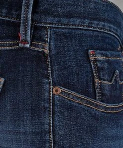 Alberto Tapered Fit Slipe Vintage 68371270/890 Jeans Slipe, Baumwoll-Stretch 13oz, Navy -Biam Jeans Verkäufe 352637 norm5