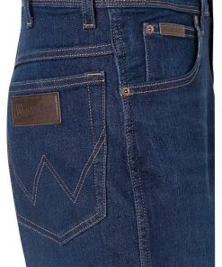 Wrangler Jeans Texas Comfort Zone W121Q440P Straight Fit, Baumwoll-Stretch, Dunkelblau -Biam Jeans Verkäufe 353178 norm3