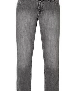 Wrangler Jeans Texas Dusty granite W121P416N Straight Fit, Baumwoll-Stretch, Grau