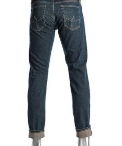 Alberto Tapered Fit Slipe Japan Denim 69491268/890 Jeans Slipe, Baumwolle 11,5oz, Navy -Biam Jeans Verkäufe 354640 norm3