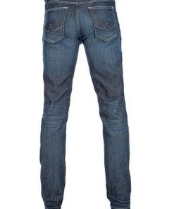 Alberto Tapered Fit Slipe Dry Indigo 68371274/895 Jeans Slipe, Baumwoll-Stretch 11oz, Navy -Biam Jeans Verkäufe 357490 norm3