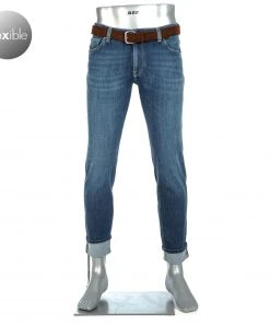 Alberto Bike Slim Fit Speed Stretch 67592565/880 Jeans Bike, Baumwoll-Stretch 12oz, Blau, Dunkelblau