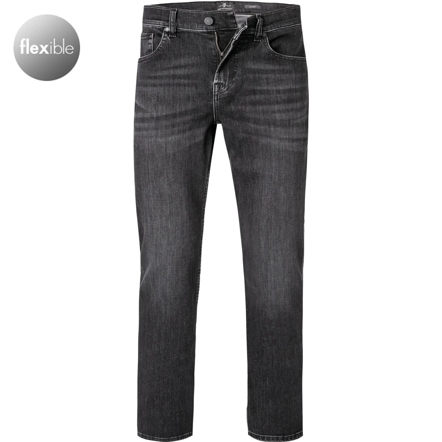 7 for all mankind Jeans Slimmy schwarz JSMSR730WA Baumwoll-Stretch 1 7 for all mankind Jeans Slimmy schwarz JSMSR730WA Baumwoll-Stretch