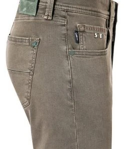 tramarossa 21UB51407/MICHELANGELO SLIM/G125/0299 Jeans Michelangelo, Slim Fit, Baumwoll-Super Stretch, Khaki -Biam Jeans Verkäufe 359827 norm3