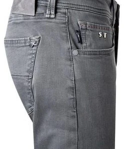 tramarossa 21UB51407/MICHELANGELO SLIM/G125/0785 Jeans Michelangelo, Slim Fit, Baumwoll-Super Stretch, Stahlgrau -Biam Jeans Verkäufe 359830 norm3