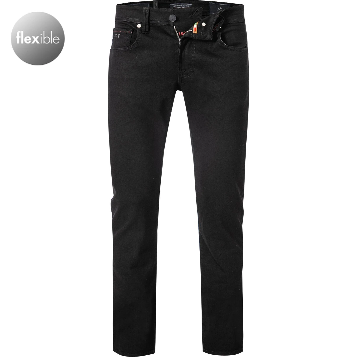 tramarossa 21UB51407/MICHELANGELO SLIM/D317/1MOON Jeans Michelangelo, Slim Fit, Baumwoll-Super Stretch 1 Mese, Schwarz 1 tramarossa 21UB51407/MICHELANGELO SLIM/D317/1MOON Jeans Michelangelo, Slim Fit, Baumwoll-Super Stretch 1 Mese, Schwarz