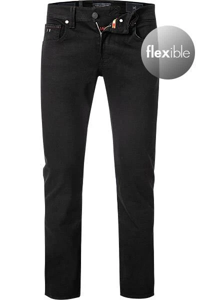 tramarossa 21UB51407/MICHELANGELO SLIM/D317/1MOON Jeans Michelangelo, Slim Fit, Baumwoll-Super Stretch 1 Mese, Schwarz 2 tramarossa 21UB51407/MICHELANGELO SLIM/D317/1MOON Jeans Michelangelo, Slim Fit, Baumwoll-Super Stretch 1 Mese, Schwarz – Bild 2