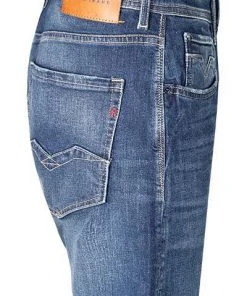 Replay Jeans Rocco M1005.000.573.810/009 Baumwoll-Stretch, Dunkelblau -Biam Jeans Verkäufe 360285 norm3