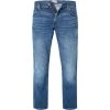 Wrangler Jeans Greensboro Hard Edge W15QJX246 Regular Straight, Baumwoll-Stretch 14,75oz, Denimblau