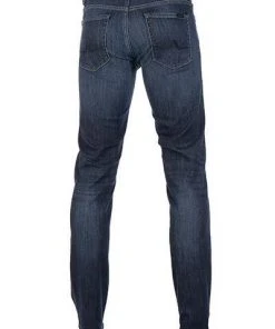 Alberto Regular Fit Pipe Denim 48071987/890 Jeans Pipe, Baumwoll-Stretch 10oz, Dunkelblau -Biam Jeans Verkäufe 361396 norm3
