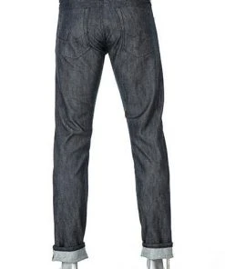 Alberto Tapered Fit Slipe Japan Denim 69471368/899 Jeans Slipe, Baumwoll-Stretch 11oz, Dunkelblau, Navy -Biam Jeans Verkäufe 362032 norm3