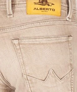 Alberto Tapered Fit Slipe Organic 68371381/525 Jeans Slipe, Bio-Baumwoll-Stretch 11,5oz, Beige , Beige -Biam Jeans Verkäufe 363814 norm6