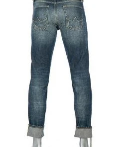 Alberto Tapered Fit Slipe Japan Denim 69491368/848 Jeans Slipe, Baumwolle 11,5oz, Blau -Biam Jeans Verkäufe 363815 norm3