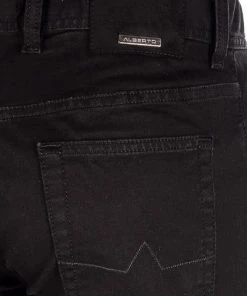 Alberto Regular Fit Pipe-PBJ DS 68671960/999 Jeans Pipe, Baumwoll-Stretch 9oz, Schwarz -Biam Jeans Verkäufe 365849 norm6