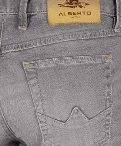 Alberto Tapered Fit Slipe Vintage 68371370/940 Jeans Slipe, Baumwoll-Stretch 9,5oz, Grau , Grau -Biam Jeans Verkäufe 365879 norm6