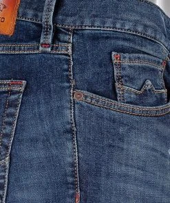 Alberto Tapered Fit Slipe Vintage 68371370/890 Jeans Slipe, Baumwoll-Stretch 9,5oz, Dunkelblau -Biam Jeans Verkäufe 365880 norm5